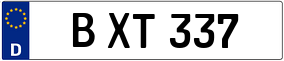 Truck License Plate
